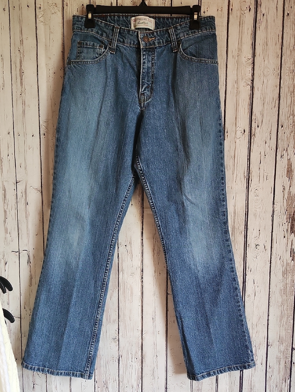 Signature by Levi Strauss Mid Rise Bootcut Jeans Size 10 Short ✨ Classic Blue